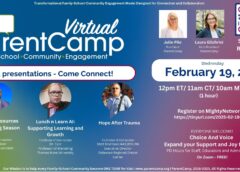 Join us for February’s Virtual ParentCamp on Wednesday, February29, 2025